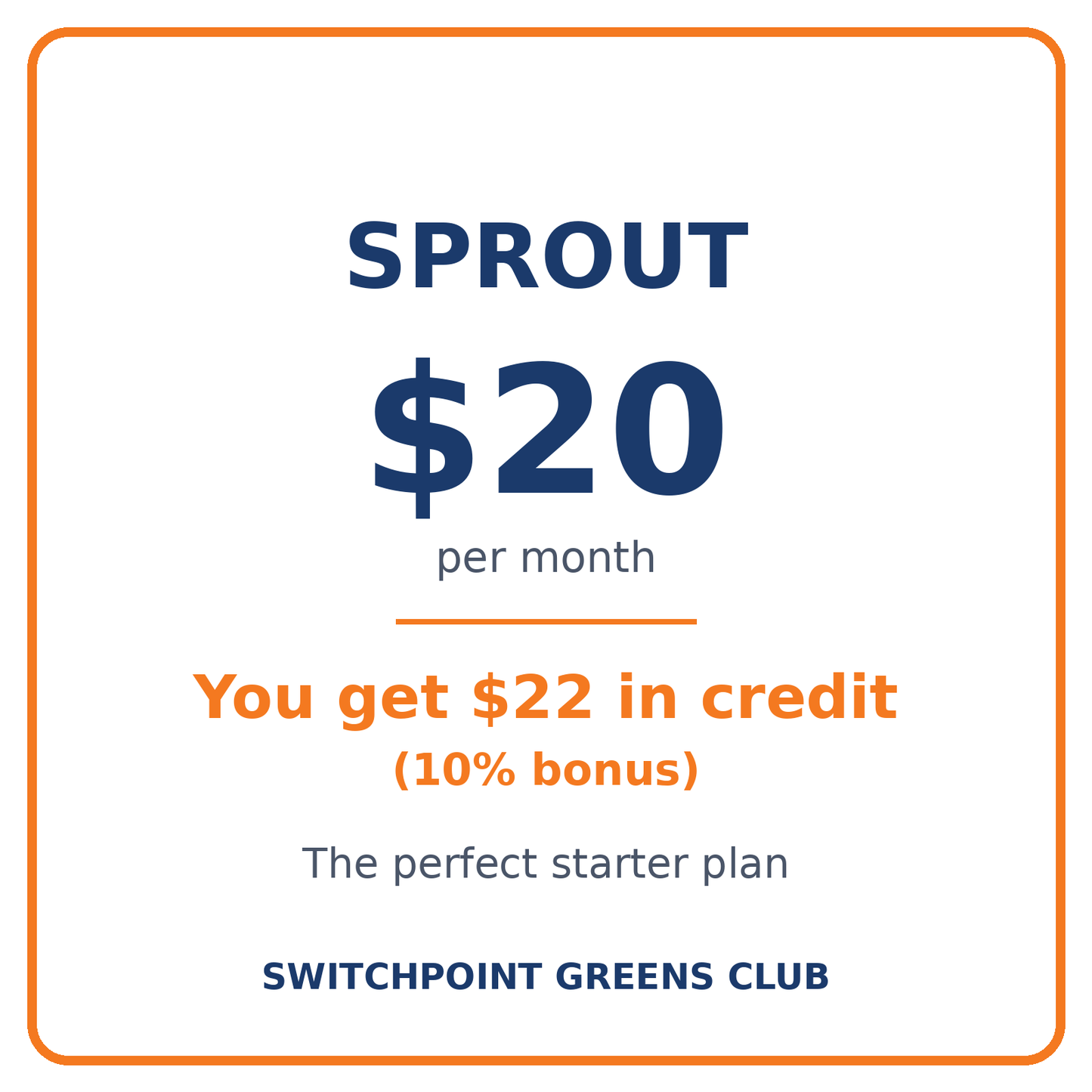 Sprout Membership
